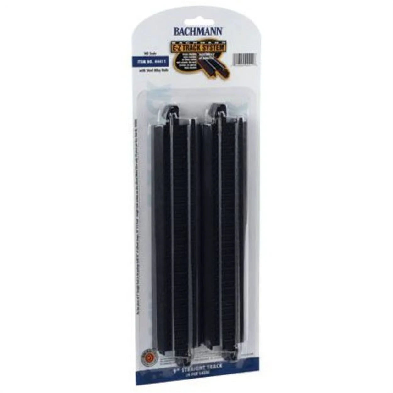 HO Scale E-Z Track 9" Straight Track - 4 Pack