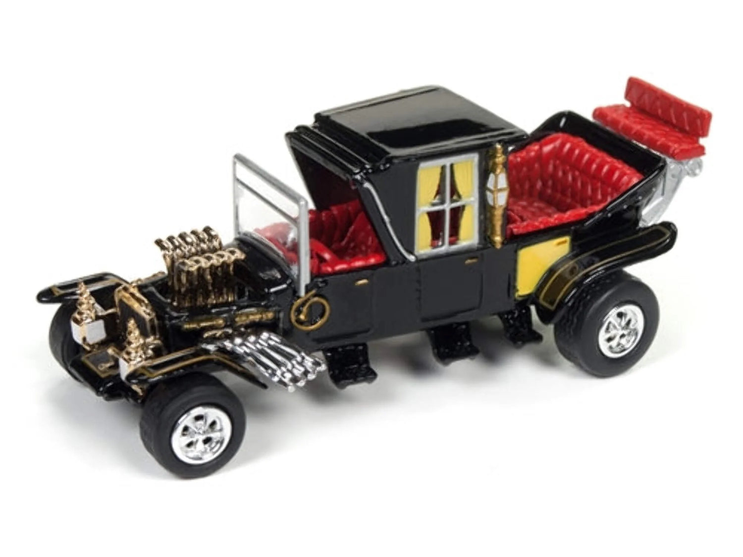 Johnny Lightning Barris Koach 1:64 scale diecast model car, hobby exclusive, detailed miniature collectible.