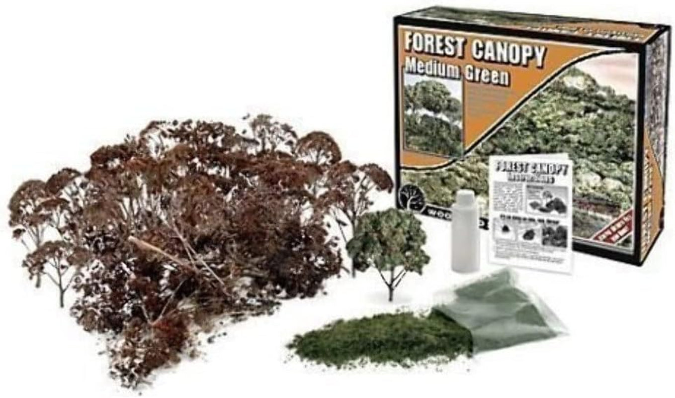 Medium Green Forest Canopy by Woodland Scenics