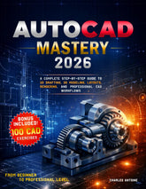 Autocad Mastery 2026: Comprehensive Guide to 2D Drafting, 3D Modeling, Layouts, Rendering, and Professional CAD Workflows for All Skill Levels