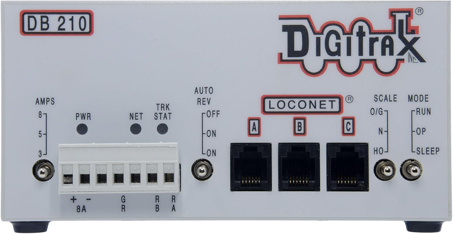 Digitrax DGTDB210 Advanced Booster with Single Auto Reversing, 8A Capacity