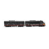 HO scale Southern Pacific F3A and F3B locomotive set by BYMRR Train Store, featuring detailed model train engines.