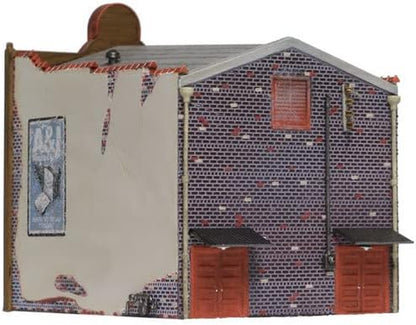 Woodland Scenics BR4944 N Scale Lighted LED Theater - Built and Ready Model