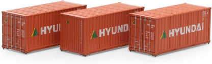 HO scale Athearn HO RTR 20-foot corrugated container HDMU 