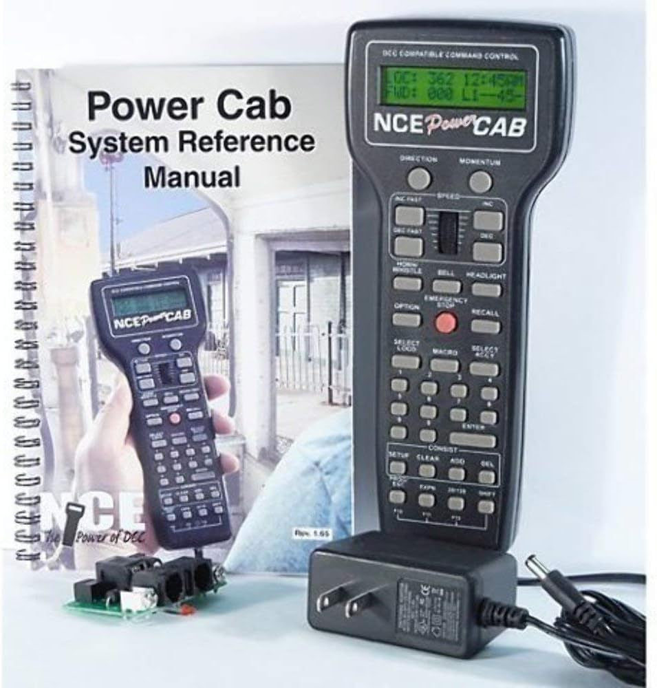 NCE Power Cab Digital Command Control Starter Set Model NCE5240025