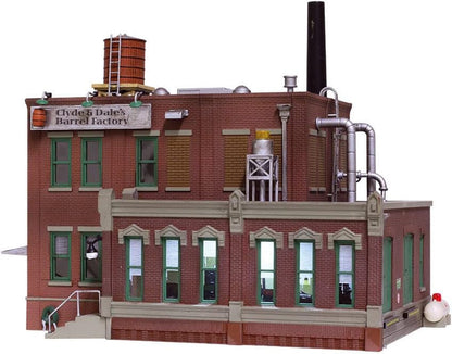 Woodland Scenics HO Scale Clyde & Dale's Barrel Factory Model