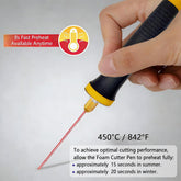 Auxruen 30W hot wire foam cutter kit for DIY crafts, foam carving, and detailed foam art work with a hot wire cutting tool.