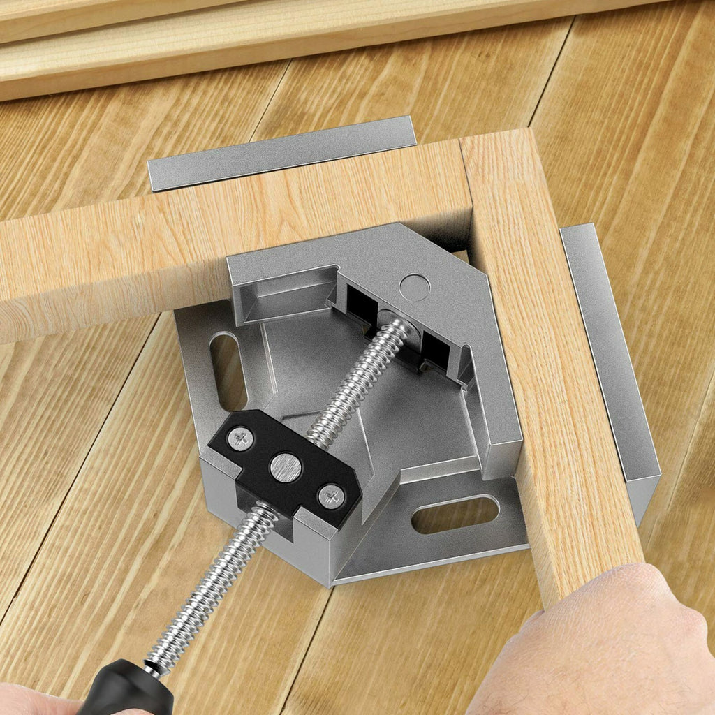 1 Set 90 Degree Right Angle Clip Clamps Corner Holders Woodworking Hand Tools