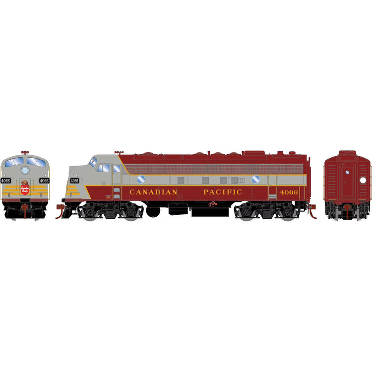 HO Scale FP7A locomotive in Canadian Pacific Railway livery, model 
