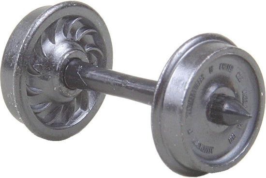 HO Scale Code 110 Ribbed-Back RP-25 Wheelsets, 36-Inch (12-Pack)