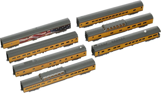 Kato USA N Scale Union Pacific Excursion Train 7-Car Set - BYMRR Train Store