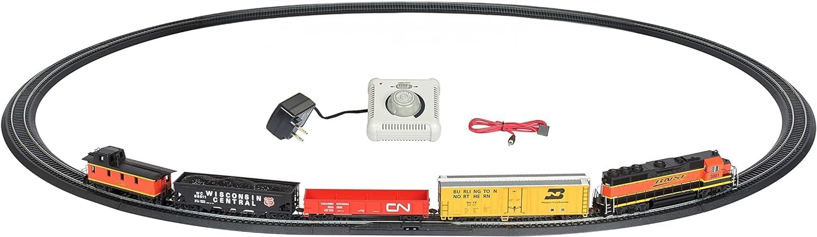 Bachmann Trains Rail Chief HO Scale Electric Train Set - 130 Piece Ready-to-Run Collection