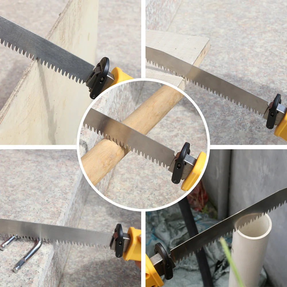 Mini Portable Hand Saw Woodworking Hand Tools Carpentry Band Household Small Hand-Held Garden Fruit Tree Outdoor Logging Sawing