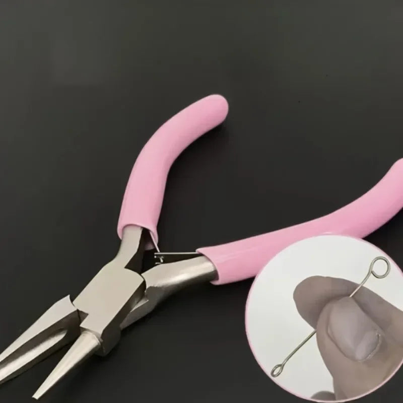 1/2Pcs Mini Wire Winding Pliers Half Groove Half round Nose Tool Pliers DIY Hand Tools