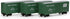 Athearn HO scale modern 40-foot boxcar model train, detailed replica for model railroading enthusiasts.