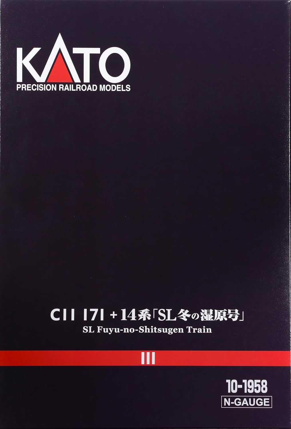 KATO N Gauge C11 171 + 14 Series 500 Series SL Winter Wetland 6-Car Set - Special Edition Railway Model, Item 10-1958, Steam Locomotive
