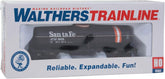 HO scale ready-to-run tank car by BYMRR Train Store, Atchinson, Topeka & Santa Fe 
