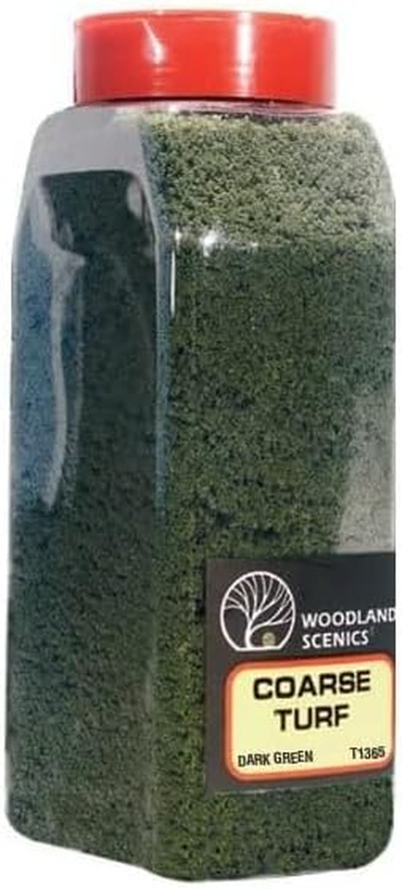 Woodland Scenics Coarse Shaker Bundle - Light Green, Medium Green, and Dark Green (Pack of 3) with Paintbrushes