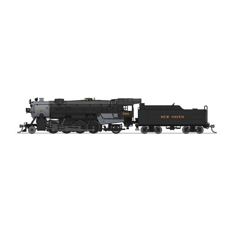 USRA Heavy Mikado N scale model locomotive with sound, DCC, DC, in NH 