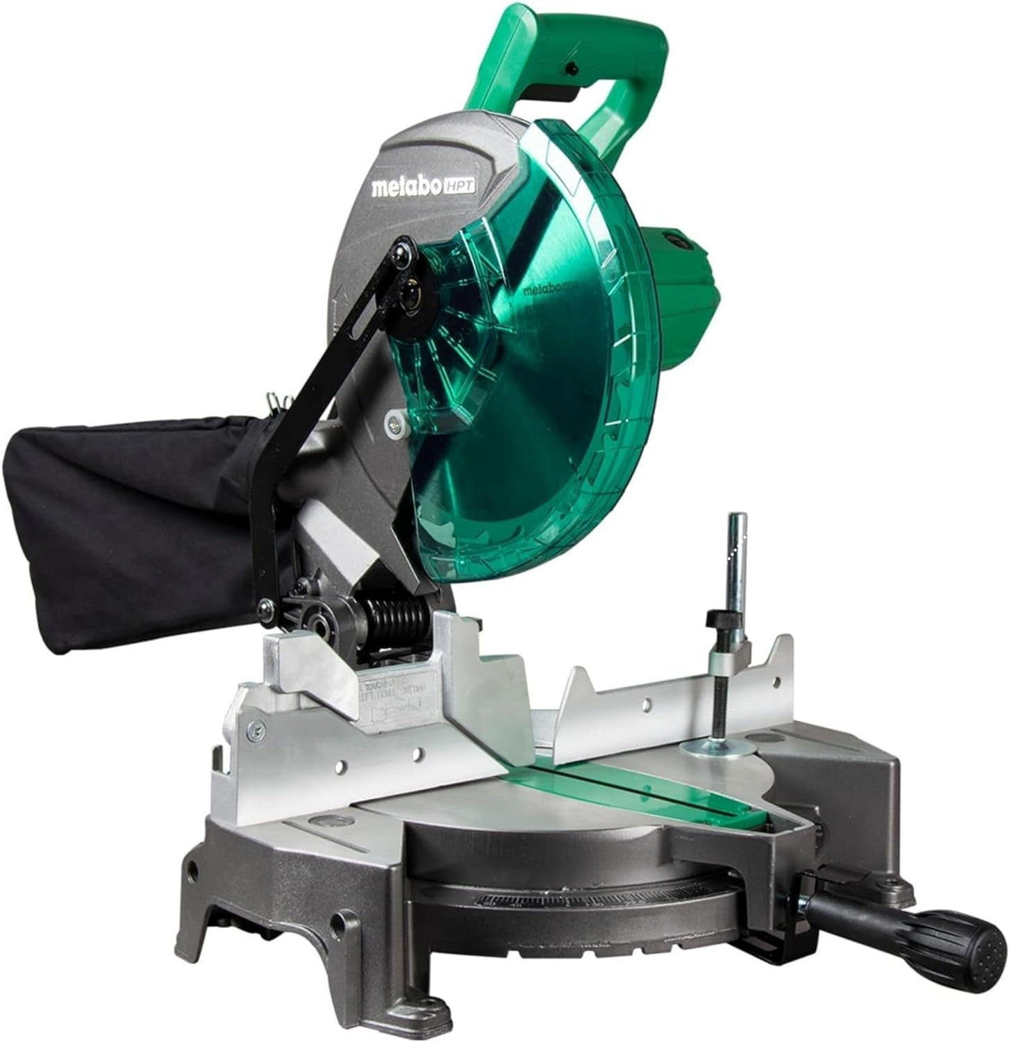 10-Inch Compound Miter Saw with 15-Amp Motor, Precision Miter Angles, Single Bevel 0-45°, 24T TCT Blade, Positive Stops, Lightweight Design, Model C10FCGS
