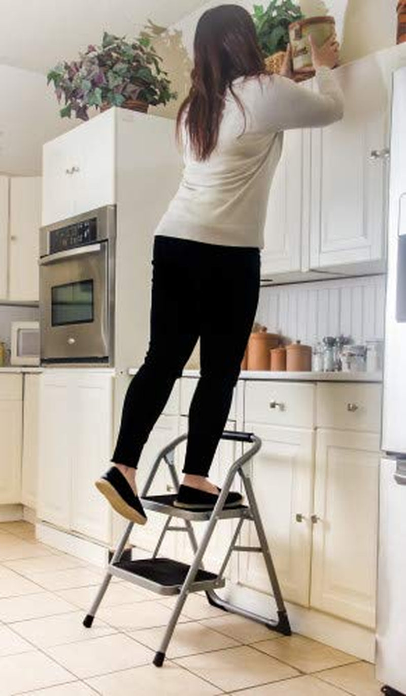 FQ92000 2-Step Stool W/Foam Grip Hndl, Multi