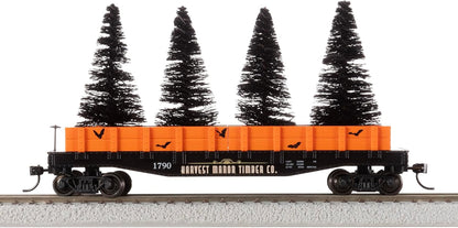 Lionel Transylvania Railroad Halloween Freight Bluetooth Electric HO Scale Model Train Set with Remote Control