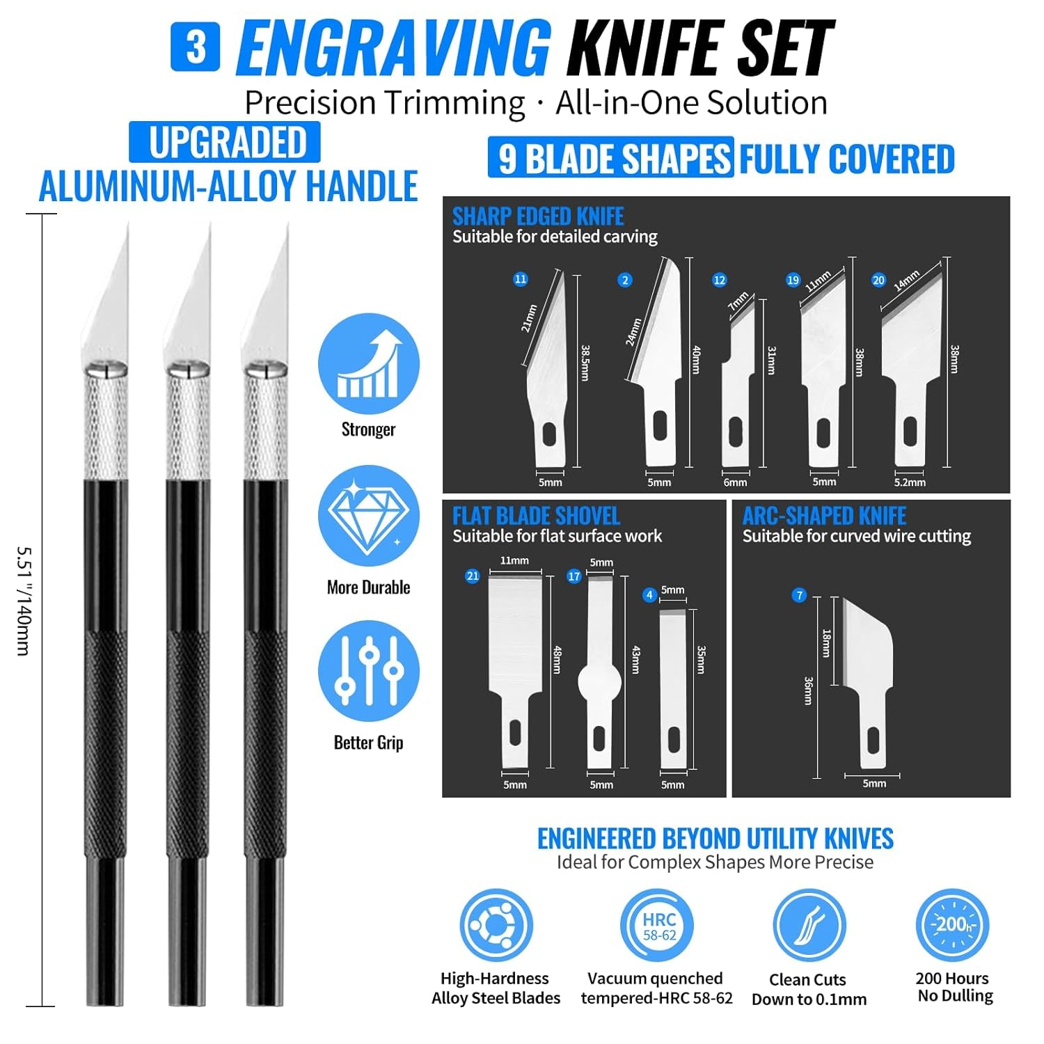 68-Piece 3D Printer Tool Kit with Storage Case - Comprehensive Accessories Including Deburring Tool, Scrapers, Metal Files, Brushes, Hand Drill, and Tweezers for Bambu Lab, Ender 3, Kobra, and More