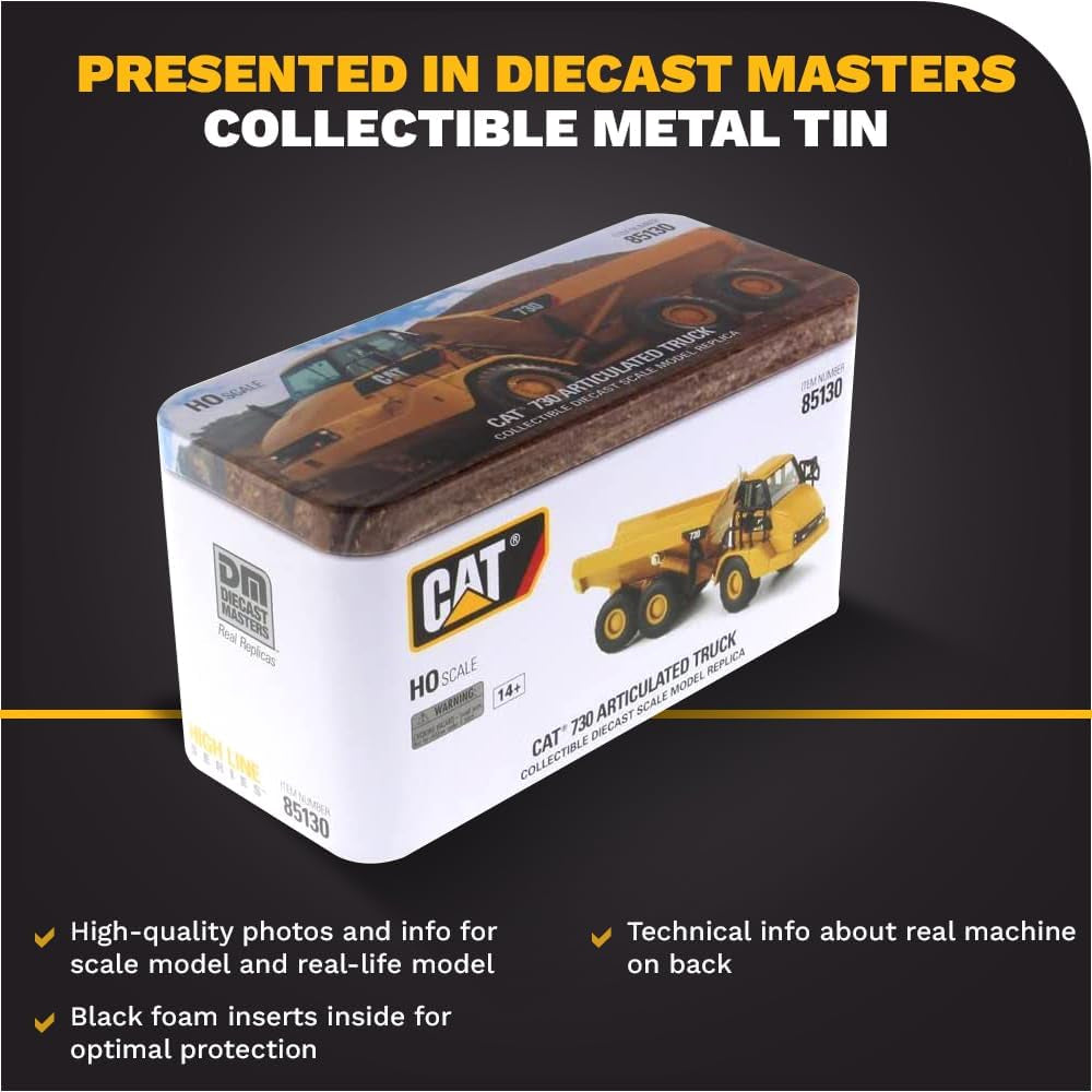 Caterpillar 730 Articulated Truck HO Scale Diecast Model by Diecast Masters