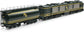 HO scale GE Gas Turbine Locomotive with tender, model ATHG41146 by Horizon Hobby, detailed view of locomotive and tender.