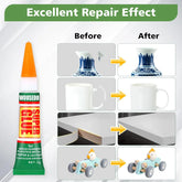 48-pack of WOUSEDO 3G clear cyanoacrylate adhesive bottles for wood, rubber, leather, plastic, metal, and crafts