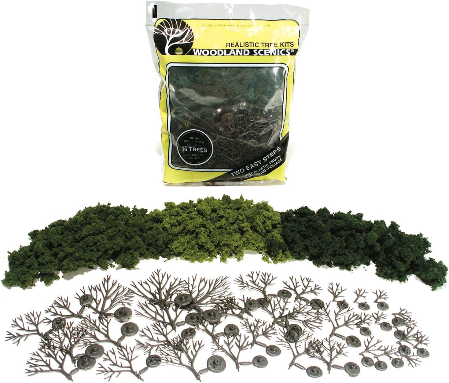 Deciduous Tree Kit - Small (36 Pieces) by Woodland Scenics