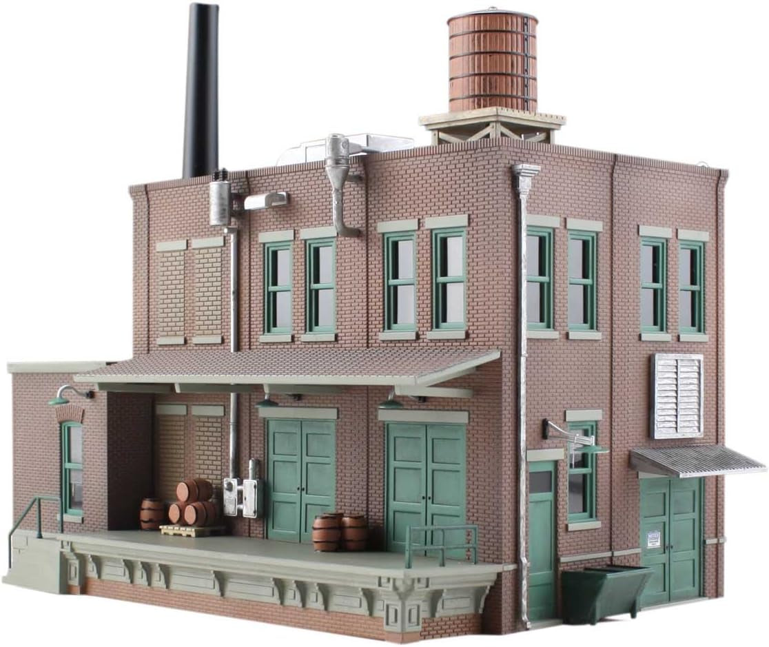 Woodland Scenics N Scale Clyde & Dale's Barrel Factory Model