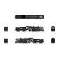 USRA Light Mikado ACL 836 N Scale model locomotive by BLI Paragon4, detailed black and gold American-style steam engine.
