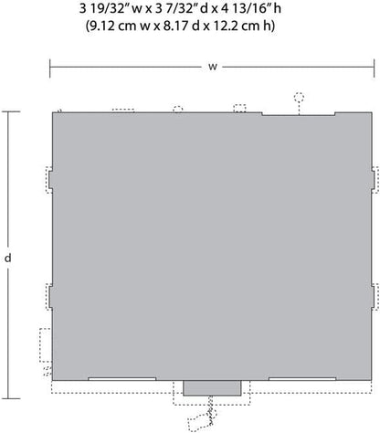 Woodland Scenics BR4934 N Scale Pre-Built Firehouse Model