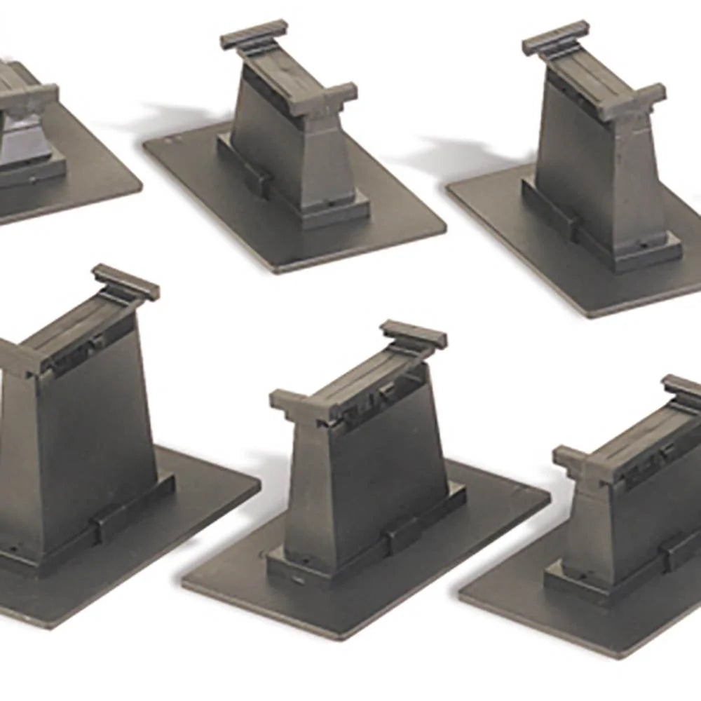 HO Scale 14 Piece E-Z Track Graduated Pier Set
