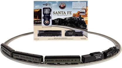 Lionel Santa Fe Cajon Flyer 2-8-4 HO Gauge Model Train Set with Bluetooth and Remote Control
