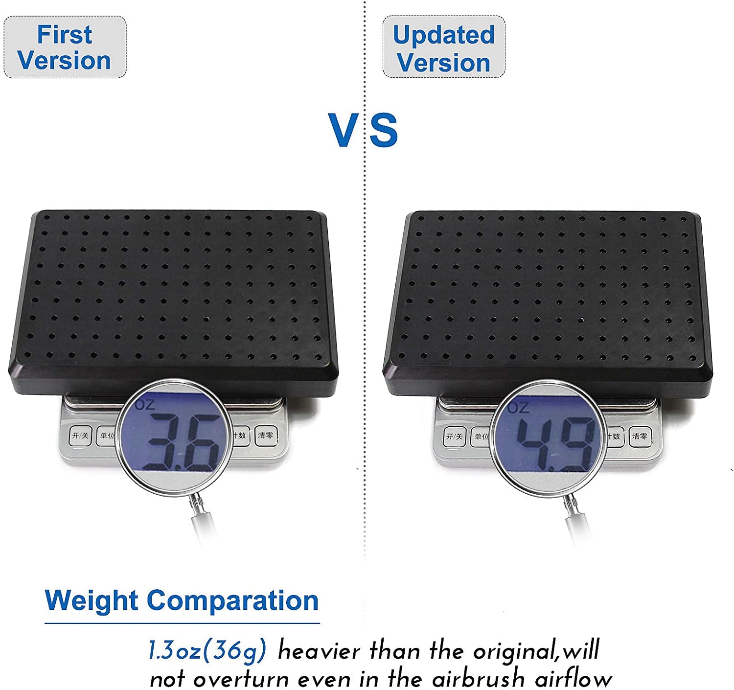 GJJC09B 1PC Painting Stand Base and 20PCS Alligator Clip Stick Set Modeling Tools for Airbrush Hobby Model Parts New