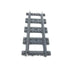50-piece BYMRR Train Store city train track rail set with straight rails for kids&