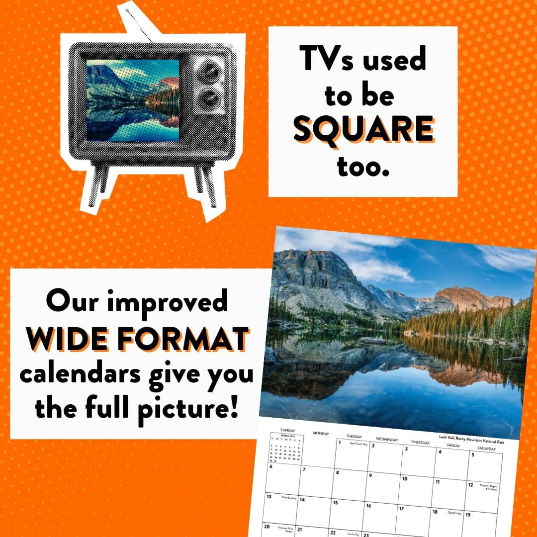 Steam Train Calendar 2026 American Railroad Monthly Wall Calender 12 Month | American Made in the USA