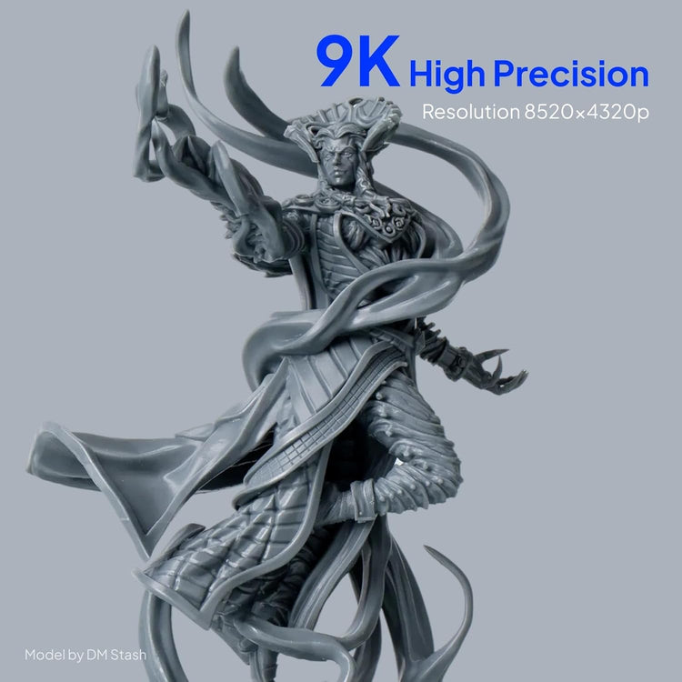 Mars 5 Ultra Resin 3D Printer - 7" 9K Mono LCD, High-Speed Printing at 150mm/h, Smart Automatic Leveling, Intelligent Detection, Wi-Fi Transfer, Print Volume: 6.04 x 3.06 x 6.49 Inches