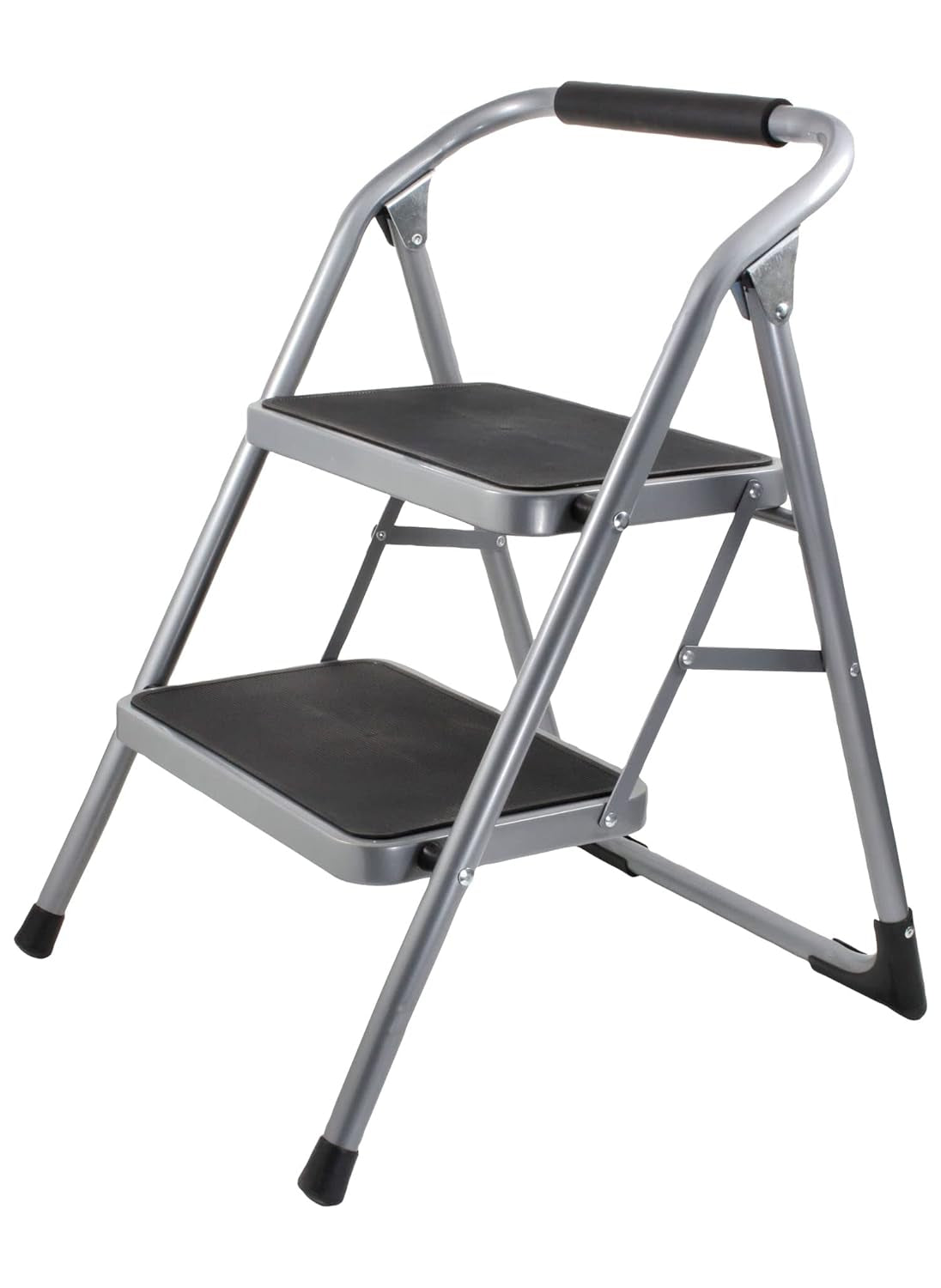 FQ92000 2-Step Stool W/Foam Grip Hndl, Multi
