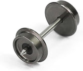 24-Piece N Scale 33" Metal Wheelset with Metal Axles for Model Trains and Trucks - HP05150