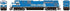 HO scale Athearn G2 SD80MAC locomotive in Conrail NS 