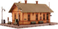 N Scale Woodland Station model kit by BYMRR Train Store featuring detailed miniature train station building for model railroads