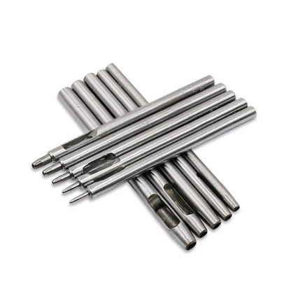 10 PCS Heavy Duty Leather Hollow Hole Punch Set DIY Craft Hand Tools 0.5-5Mm NEW