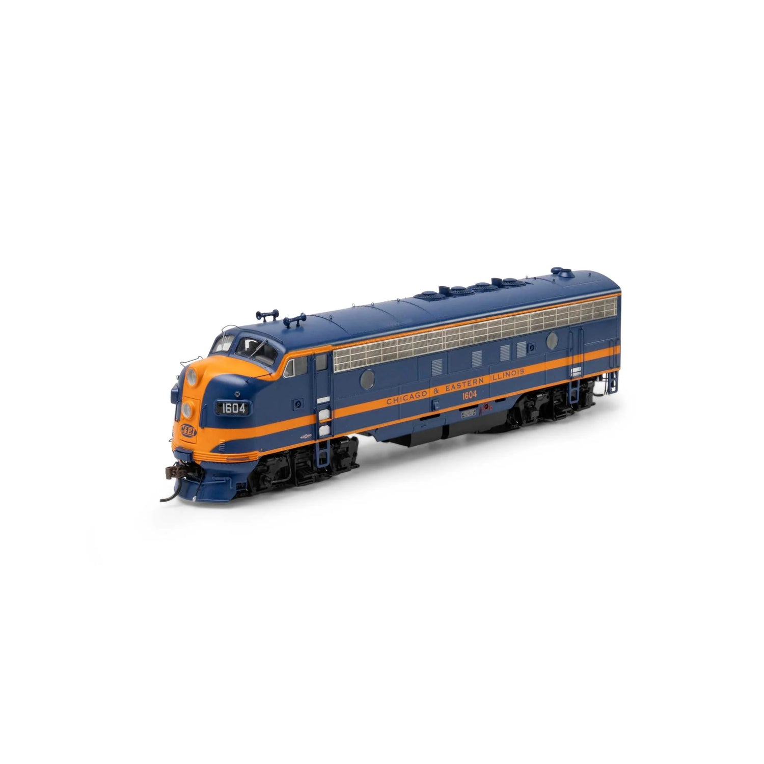 HO scale C&EI FP7 locomotive model, 