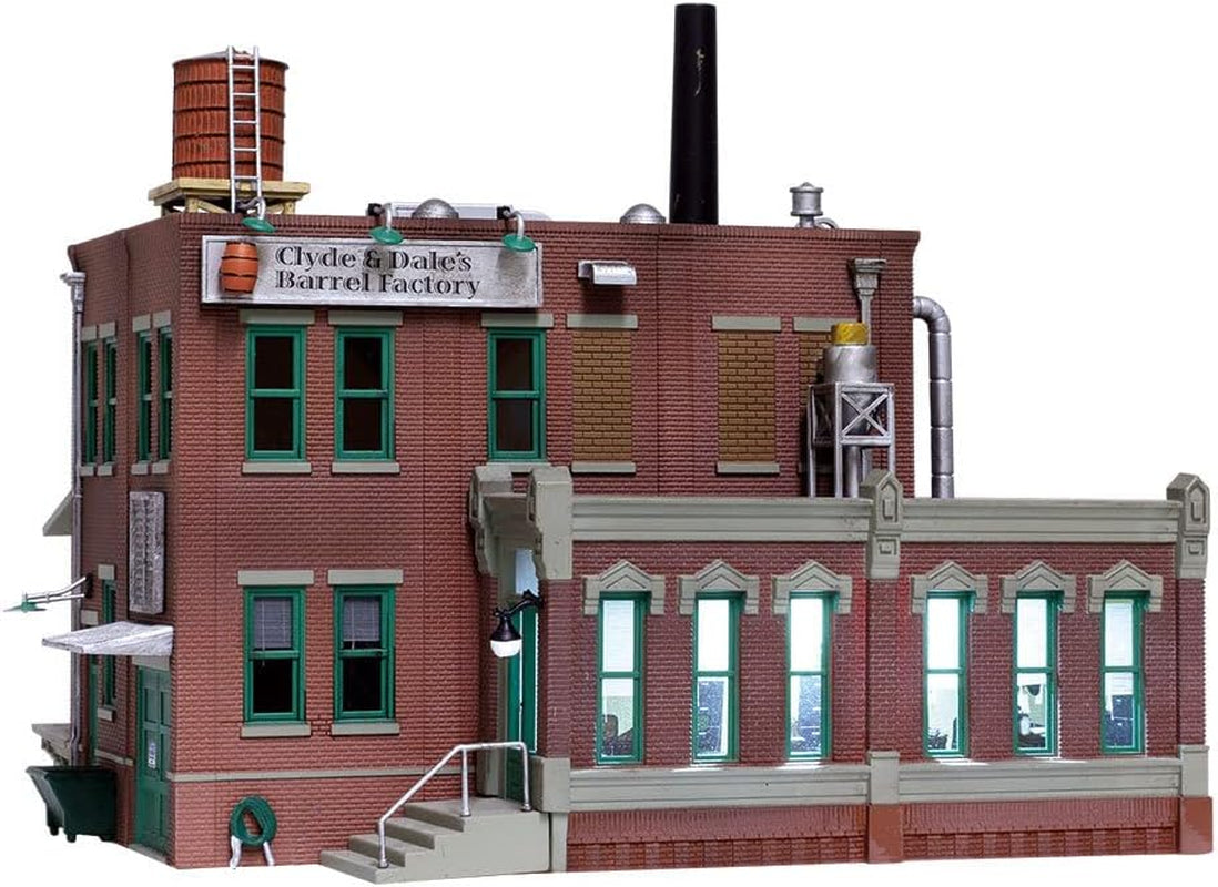 Woodland Scenics HO Scale Clyde & Dale's Barrel Factory Model