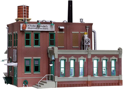 Woodland Scenics HO Scale Clyde & Dale's Barrel Factory Model