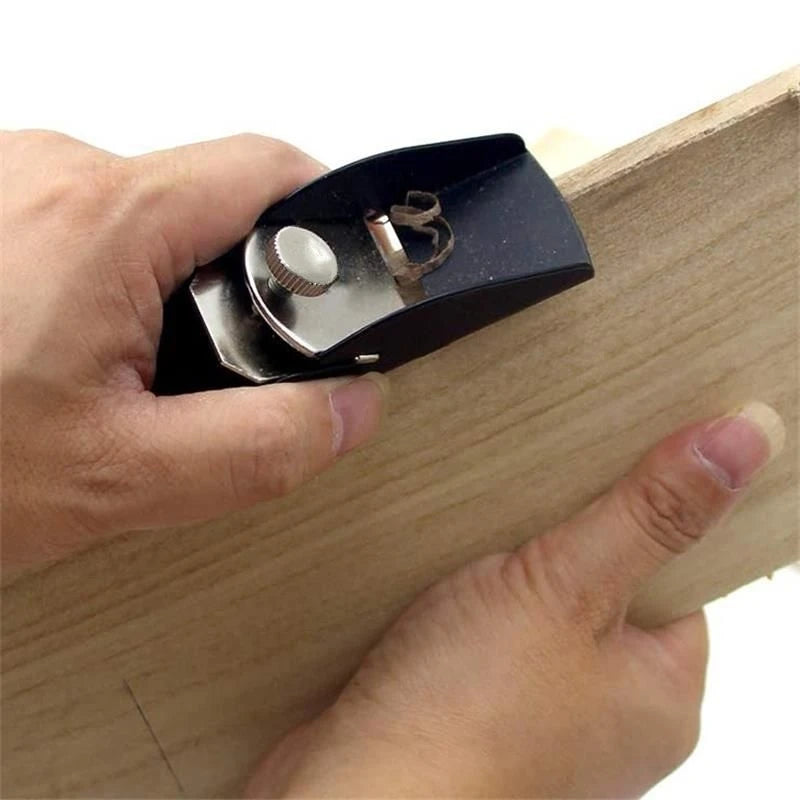 Mini Plane Wood Carpentry Tools Manual Carpenter Planer Aluminum Alloy Planer and Cutting Edge Portable Woodworking Hand Tools
