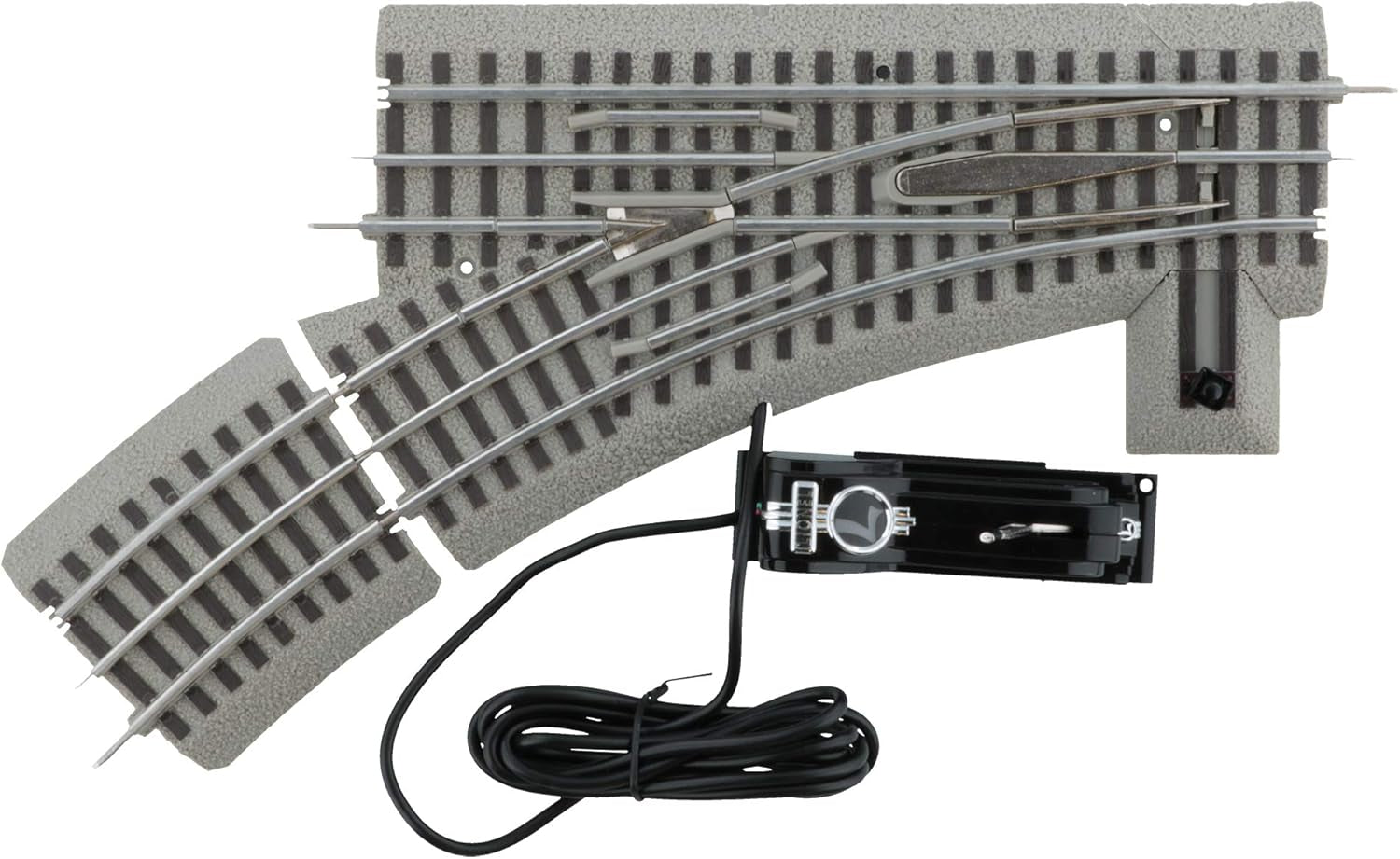 Fastrack 036 Manual Switch, Electric O Gauge, Left Hand, for 14 Years Old and Up